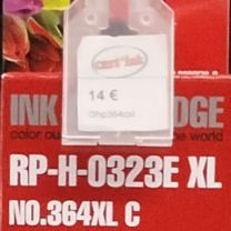 Cartouche régénérée cyan  pour hp n°364 - 12 ml