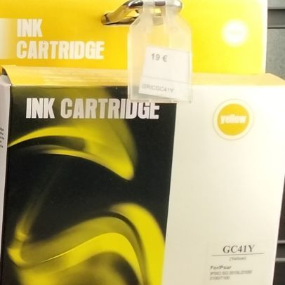 Cartouche gel d\'encre yellow compatible ricoh sg3100 - 32 ml