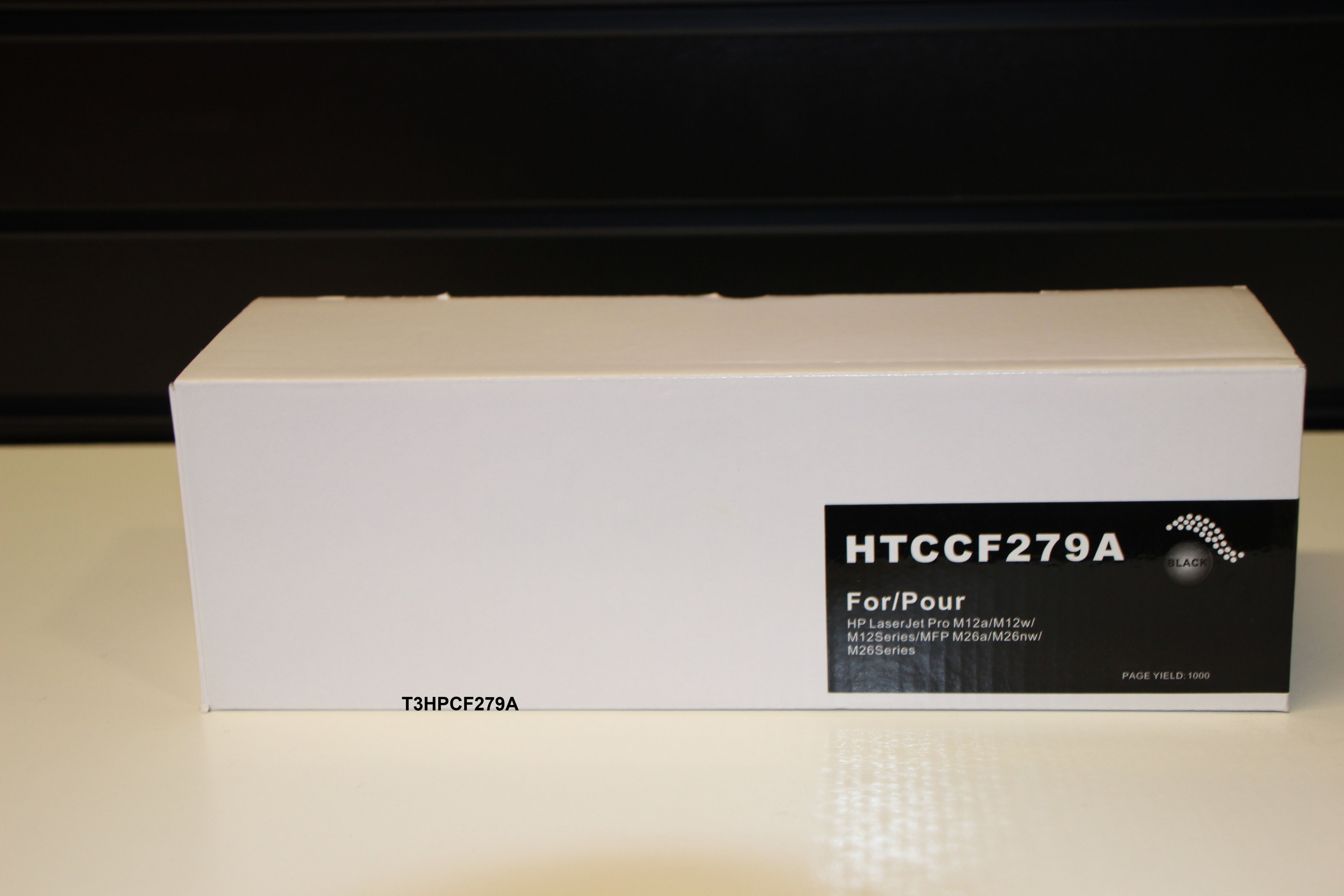 Toner regenere noir pour hp laserjet pro M12a - 1000 pages